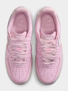 NWT Nike Air Force 1 Coquette Lace Pink with Satin Laces